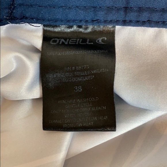O’Neil Board Blue White & Taupe Shorts - Picture 5 of 6